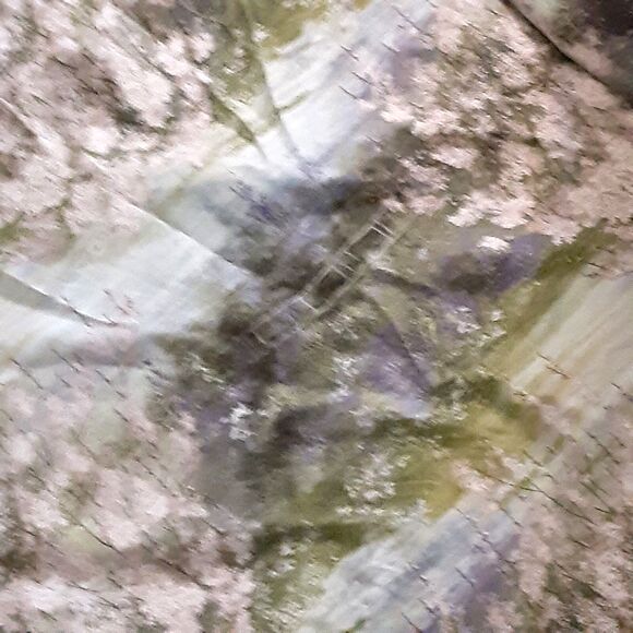 Cuddledown fabric shower curtain all over floral impressionistic style cotton - Picture 2 of 3